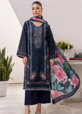 Motifz Classics Printed Lawn 3 Piece Unstitched Suit MT25CV3 D-02